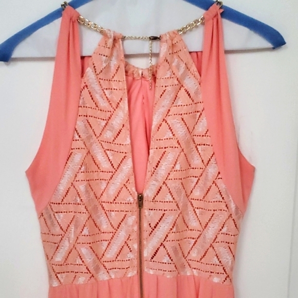 Evening dress; Color: Peach - Picture 4 of 5